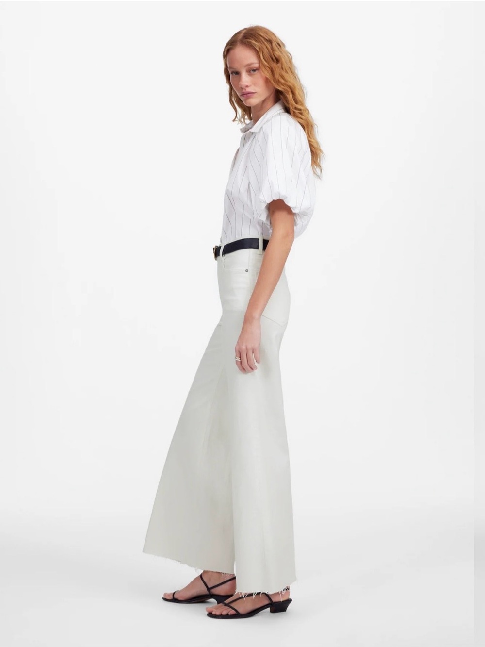 NWT! Madewell Flared Wide-Leg Crop Jeans